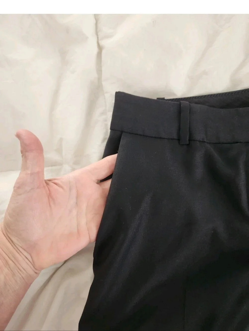 J.Crew City Fit Super 120s Wool Dress Pants Black Women's 6 Tall Career